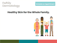 Tablet Screenshot of familydermatology.net